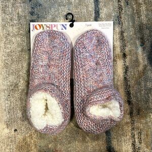 Joyspun knit Slippers -One Size fits most